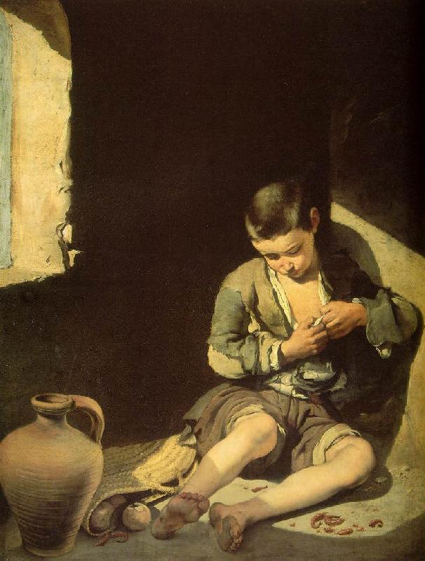 MURILLO, Bartolome Esteban The Young Beggar sg